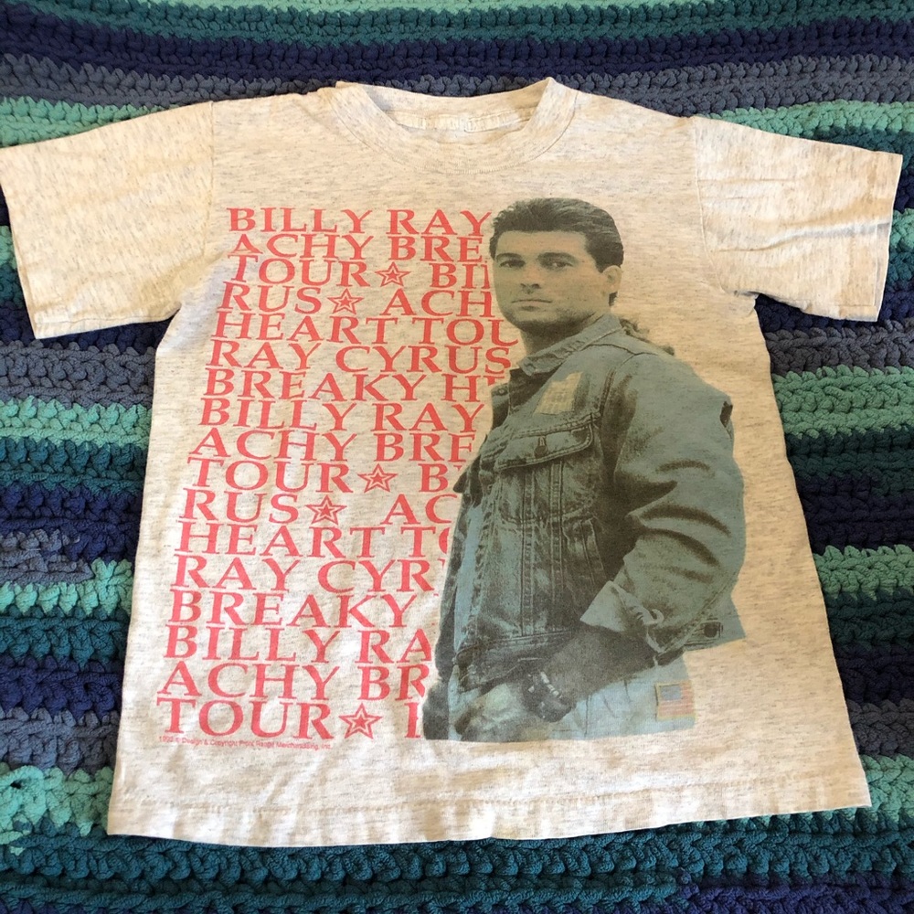 Billy Ray Cyrus vintage 90s Achy Breaky Heart T